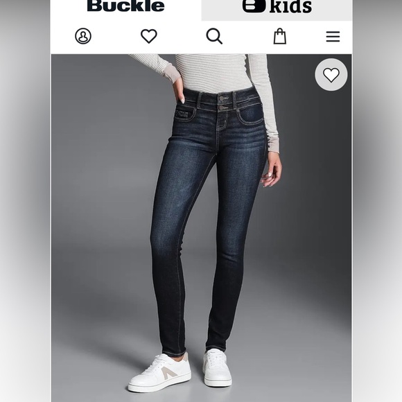 Buckle Black 28x30 Fit 23 Skinny Shaping and Smoothing Front Panel Women’s Jeans - Picture 5 of 15